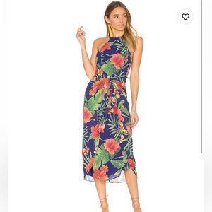 Privacy Please Floral Midi Dress. Size Small.